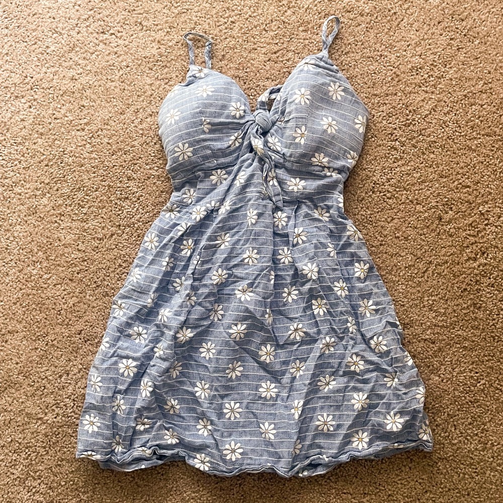 Blue Daisy Dress